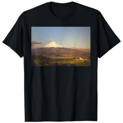 Cotopaxi, Andes Montagnes Peinture à l'huile Vintage Paysage T-Shirt