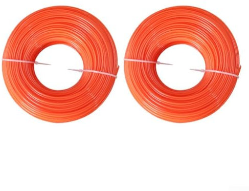 Filo per decespugliatore in nylon, 200 m, 1 6 mm, a basso rumore, per efficaci applicazioni di falciatura e paesaggistica