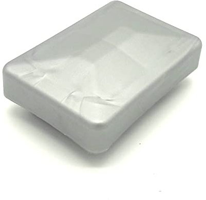 10x Pfostenkappe,Abdeckkappe KU Silber Doppelstabmattenzaun f.Pfosten 40x60mm Zaun