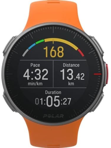 Polar Vantage V Premium Smartwatch con GPS, Misurazione della Frequenza Cardiaca dal Polso, Adatto a Running, Nuoto, Bici e Qualsiasi Altro Sport - Controllo Musica, Meteo, Notifiche Telefoniche