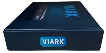 Viark Sat - Receptor Satélite Digital Full HD DVB-S2 Multistream H.265, con LAN, Antena WiFi USB y Lector de Tarjetas CA