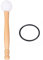 Singing Bowl Mallet, Singing Bowl Stick Wood Mallet Stick Rubber O-Ring Singing Bowl Parts Percussion Instrument Parts For Playing Crystal Singing Bowl Rubber Head & Wooden Handle