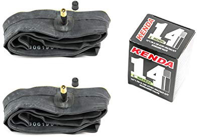 2 Stück 14 Zoll Kenda Schlauch Tube 47/57-254 14x1.75-2.125 AV Autoventil E-Bike Ready