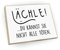 - Kühlschrankmagnet mit Spruch | Handmade aus Buchenholz als tolle Geschenkidee | (Lächle!... Du Kannst sie Nicht alle töten)