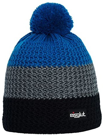 Eisglut Stormy Strickmütze, SCHWARZ/Azur, M/57-58cm