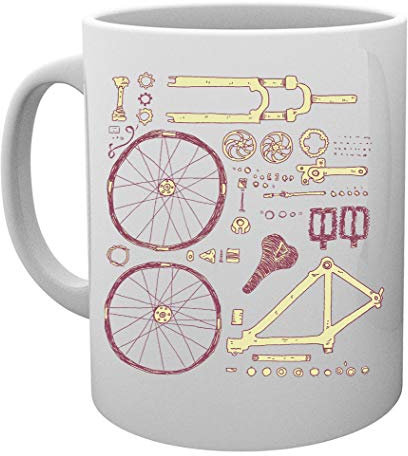 Fahrrad Teile Kaffeebecher Tassen Mug Cup