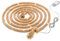 Vetrineinrete® Corda in canapa a led catena country luminosa a luce calda 3000k decorazion bar ristoranti (1 METRO 10 LED) M26