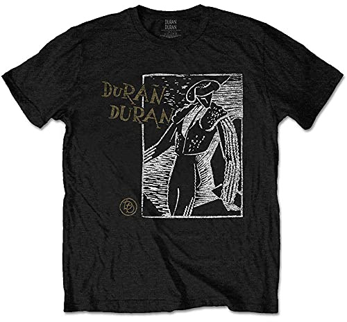 Duran Duran T Shirt My Own Way Band Logo Nue offiziell Herren Schwarz L