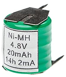 vhbw Akku Ersatz für 4/V15H | für Modellbau (20mAh, 4,8V, NiMH) mit 3 Pin Stecklötfahne