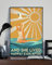 BCTS Surf-Poster Girl Surfen Poster Love Surfen Poster And She Lived Happily Ever After Vintage Surfen Poster Surfing Lover Geschenk Metallschilder Poster 30,5 x 40,6 cm