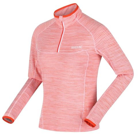 Regatta Womens Yonder Fleece Top Tigerlily Orange XL