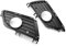 Nonuin Nebelscheinwerfer Abdeckung 2 Stücke Frontstoßstange Unterer Kühlergrill Trim Nebelscheinwerfer Für Vauxhall Für Opel Für Corsa C 2003-2006 Für Combo 2003-2010 Gitter