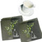 Olivgrüne Servietten mit Oliven-Motiv, 20 Stück, 12,7 x 12,7 cm, Olivgrün, Papierservietten, Olivgrün, Getränkeservietten, Einweg-Servietten, Oliven-Druck, Cocktail-Servietten