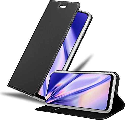 Cadorabo Hülle kompatibel mit OnePlus Nord CE 2 5G aus Premium Kunst Leder Flip Klappbare Stoßfeste Magnetische [Standfunktion] [Kartenfächern] Cover Hülle für OnePlus Nord CE 2 5G Tasche in Schwarz