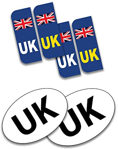 Extra starke Vinyl-Aufkleber, kein Schmelzen, kein Kratzen, reflektierend, selbstklebend, für Straßenzulassung im Vereinigten Königreich