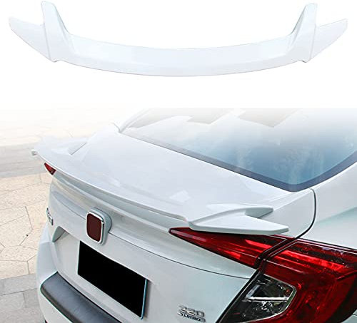 Heckspoiler passend für Honda Civic 10. Generation Typer Heckspoiler Lippe Kohlefaser ABS Flügelspoiler Car Styling (E)