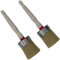 AERZETIX - C62159 - Lot de 2 - Pinceaux Ronds à Poils naturels - Ø60mm- 245mm x 60mm - pour Peinture Colle Verni - Manche en Plastique - Outil à Peindre Laque Décoration Rénovation