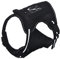 Amazon Basics Anti-Zieh-Hundegeschirr mit vorderem Clip, Westengeschirr, Schwarz, Mittel