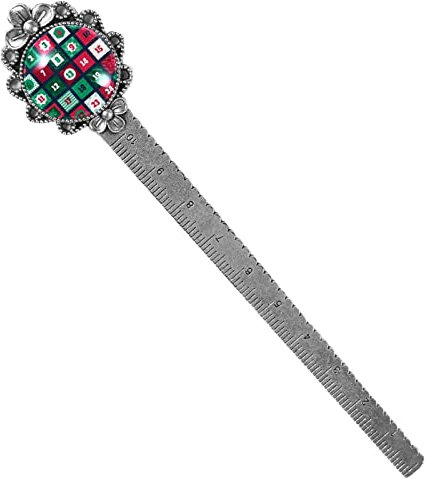 Lesezeichen, Adventskalender bedruckbar2_RF_RMPL-01 Metall-Lesezeichen für Männer Frauen Buchliebhaber