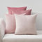 Topfinel 45x45 cm Kissenbezug rosa 4er Set Samt Farbverlauf Kissenbezüge Kissenhülle Sofakissen dekokissen Couchkissen deko für Sofa Schlafzimmer Wohnzimmer Bett