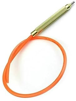 Laboratorio Dentale Sabbiatrice Pezzi di Ricambio Sabbiatrice Maniglia in Ottone Penna Ugello in Acciaio al tungsteno Cintura for Attrezzi Tubo in Silicone da 40 cm (Color : 3 Sets)