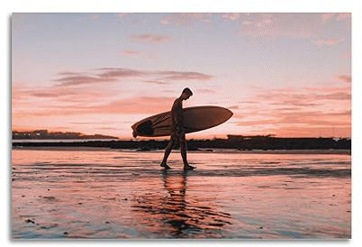 YBHF Poster Extreme Surfing Surfboard, Strand, Sonnenuntergang, Sport, Wandkunstdruck, Retro-Ästhetik, Raumdekoration, Bürodekoration, 40 x 60 cm, ungerahmt