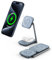 Hinyx Wireless Charger, Mag-safe Charger 2-in-1 Foldable Fast Magnetic Wireless Charger,Portable Charging Stand for iPhone14/15/13/12 Series, AirPods 3/Pro/2