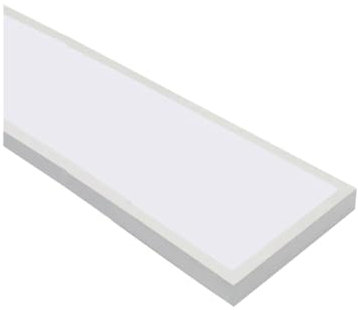 JANDEI - LED-Deckenpaneelen Mit Hintergrundbeleuchtung, 120 x 30 cm, Leistung 60 W, 5000 Lumen, Weißer Rahmen, Treiber Enthalten … (Neutrales Weiß 4200K)