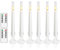JINYANIA Flammlose Kegelkerzen, mit Fernbedienung und Timer flackernde Flammlose Kerzen,6-Pack geführte Kerzen, mit Basis batteriebetriebene Kerzen, Taper Kerzen für Zuhause, Hochzeit, Party（Weiß）
