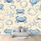 Coquille D'Étoile De Mer Dessinée À La Main Beige Papier Peint Panoramique Beige Papier Peint Mural Enfants Enfants Salon Chambre Papier Peint Peintures Murales Décor À La Maison 350x256 cm