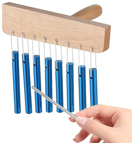CHIMES Instrument, Percussion CHIMES Glockenspiel Einreihiges Glockenspiel Musikdekoration, Meditationszubehör, Klanginstrumente für Schulklassenmanagement