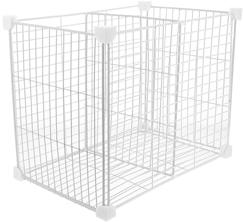 Toyvian Chest Freezer Wire Dividers Storage Baskets with Height Sections Grid System for Freezer Food Organization