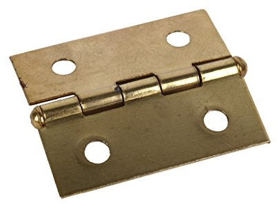 Cofan 61001201A Scharniere, flach, aus Messing, 35 x 30 mm, 2-teiliges Set