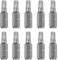 kwb 10er Torx 20 Industrial Steel Bit-Set, 25 mm Bits, 1/4'' Außensechskant, Schraubendreherbits set, T20
