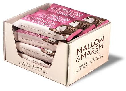 Mallow & Marsh Vanilla Marshmallow Bars - Multipack 12 x 35g
