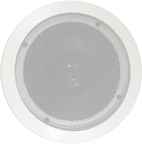 Eagle 8 Ohm Fast Fit 6.5 Ceiling Speaker With Built-in Tweeter 50W (Without Transformer) features selectable tapping's via a rotary pot and which includes an 8 Ohm setting