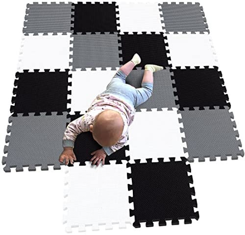 MQIAOHAM® 18 Stücke Baby puzzelmatten für Babys spielmatte Kinder puzzlematte Teppich G301018-101104112