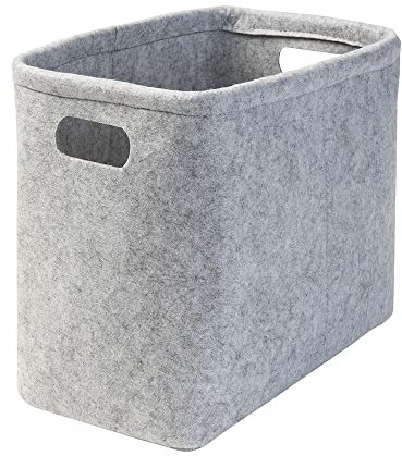 luxdag Regalkorb aus Filz (Farbe & Größe wählbar) - Toilettenpapieraufbewahrung faltbar - Aufbewahrungskorb für Toilettenpapier, Windeln, Handtücher, Zeitungen