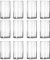 Lot de 12 vases cylindriques en Verre Transparent pour décoration de Mariage et dîners Formels (15,2 cm)
