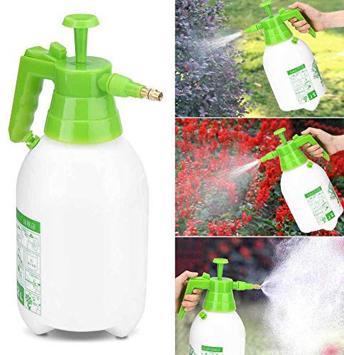 Pulvérisateur d'eau de jardin, pompe manuelle à pression 2 L, pistolet d'arrosage pour jardin, arroseur de pelouse, brumisateur d'eau vert