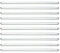 Lot de 10 agitateurs en verre double face résistants à la chaleur pour chimie scientifique laboratoire/boissons chaudes et froides