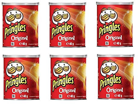 6x Pringles Original Patatine 40g Kartoffel chips