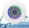 LSYYSS Rainbow LED Bluetooth Shower Speaker With FM Radio and Strong Suction Cup, IPX5 Portable USB rechargeable Waterproof Bluetooth Speaker for Golf, Beach, Shower & Home