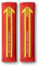 MOMO - Set de 2 Almohadillas para Cinturón de Coche, Universales, Acolchadas y Deportivas, Microsuede Lavable con Velcro, Color Rojo Mate/Amarillo