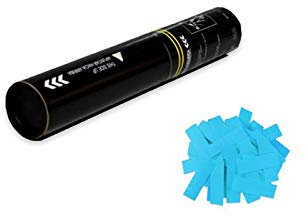 EUTOPICA Cañón Confeti Manual 30 cm (Azul Claro) | 24/48H laborables | #DeLosBuenos