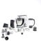 Moulinex Robot pâtissier, 1100 W, Kit de pâtisserie, Blender, Découpe-légumes avec accessoire pour macédoine, Hachoir à viande, Mini hachoir, Masterchef Gourmet argent QA519D32