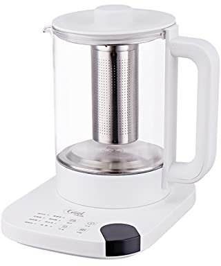 BOMEETSIA 1.8L Multifunctional Health Pot, Household Glass Tea Maker, Office Decoction Kettle, Intelligent Automatic Kettle,528 (with Filter)