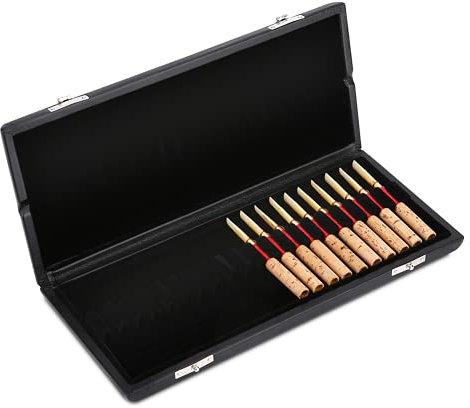 Reed-Aufbewahrungskoffer Reed Box Solid Cover Reed Case Holder Oboe Accessoire Exquisite Oboe Reeds Case Oboe Reed Case Storage for 10/12/20pcs Oboe Reeds(20 Stück)