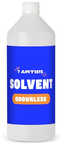 7 Artists Diluant Peinture Thinner Pour Couleurs à L'huile 1000 ml | White Spirit Peinture | White Spirit Pour Couleurs à L'huile | Diluant Peinture Huile | Solvant Couleurs Huile