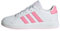 adidas Grand Court Lifestyle Tennis Lace-up Shoes, Scarpe Unisex - Bambini e Ragazzi, Cloud White Bliss Pink Clear Pink, 35 EU